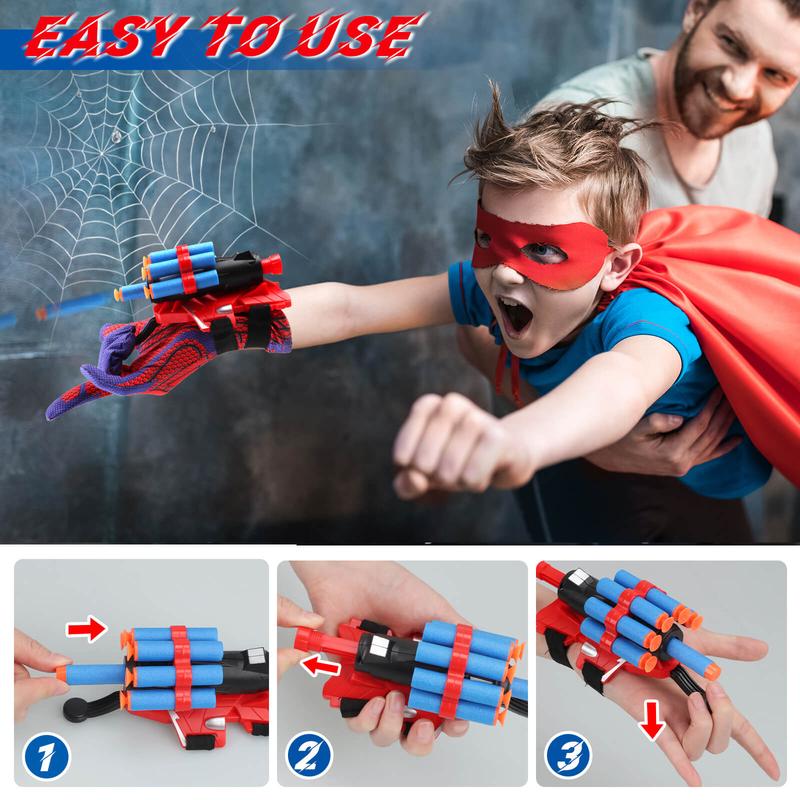 🎄New Year Sale 49% OFF - Web Shooters Toy with Spider Glove Launcher(🚀Free VIP shipping for two pcs ! )