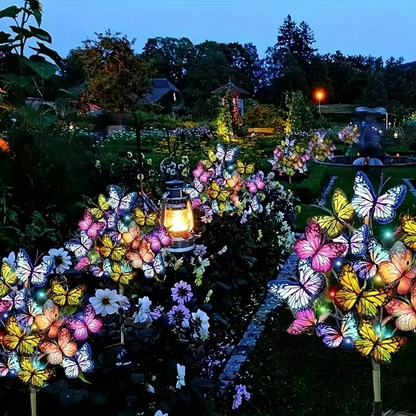 🦋Solar Outdoor Flower Lights💐