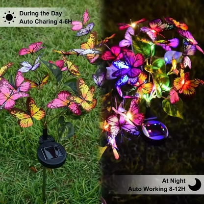 🦋Solar Outdoor Flower Lights💐