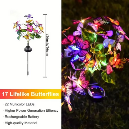 🦋Solar Outdoor Flower Lights💐