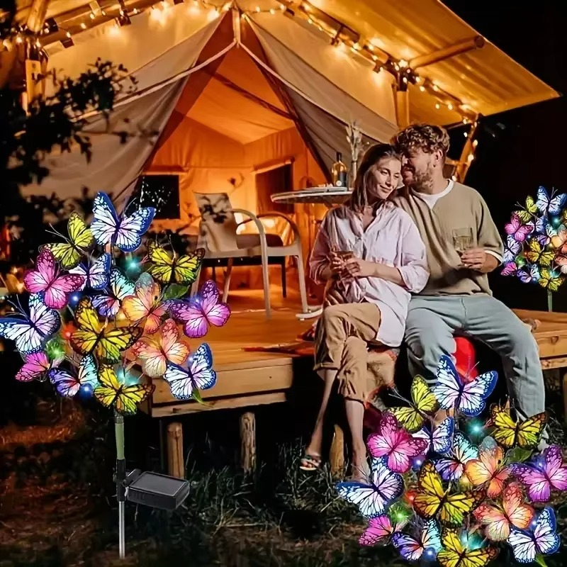 🦋Solar Outdoor Flower Lights💐