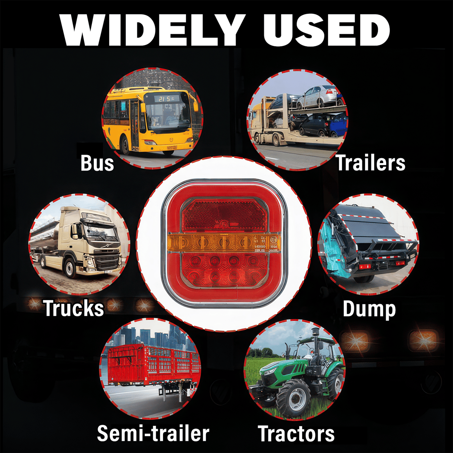 🏆Authorized Exclusive🔥Magnetic LED Wireless Trailer Lights, IP67 Rechargeable