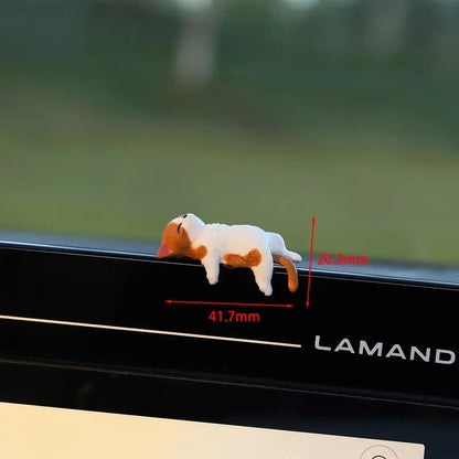 ⏰LAST DAY 60% OFF🔥 Hand-Painted Mini Cat Desk Figurines – Set of 5 Cute Cartoon Kitty Companions