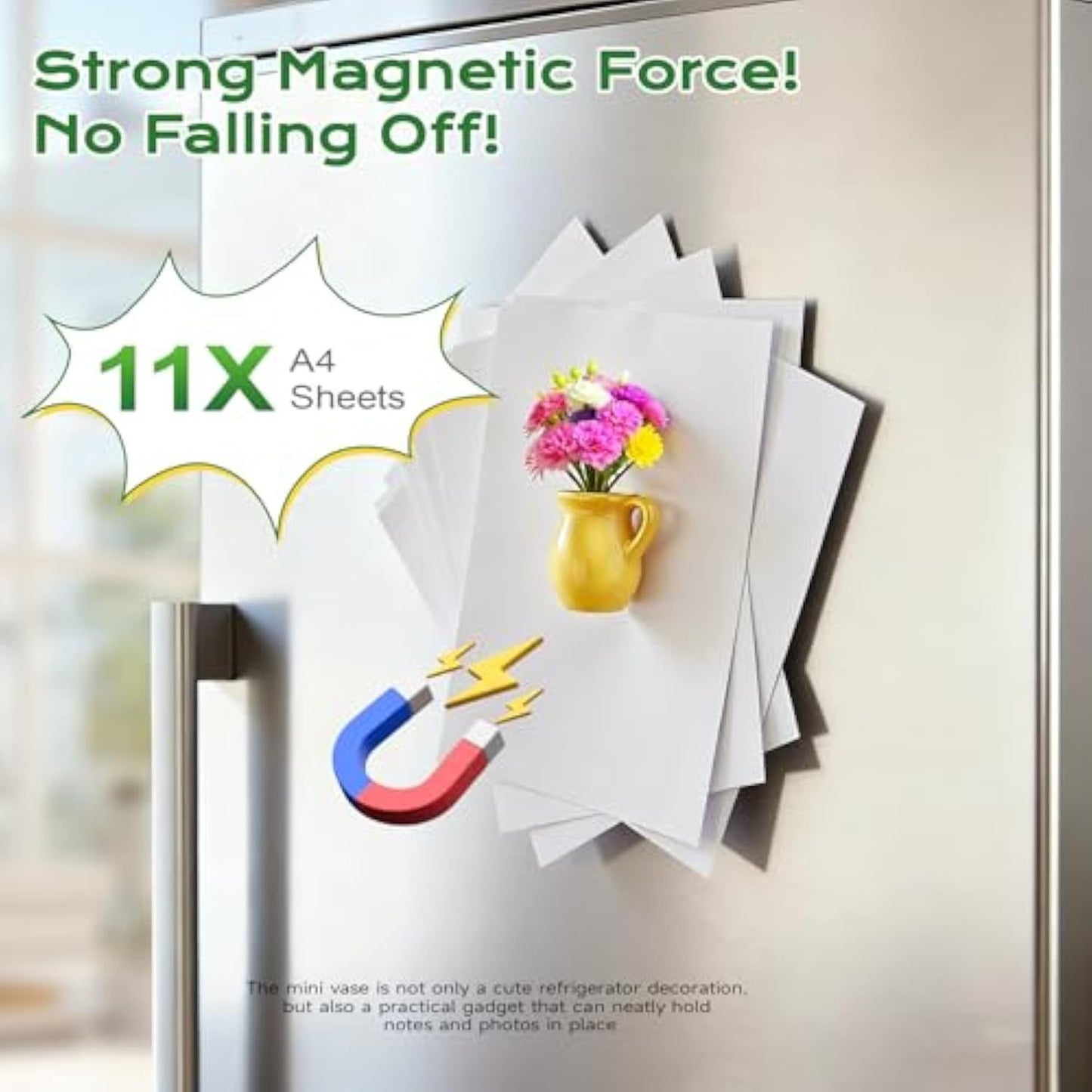 🌸Small items = big home joy!🏺Mini Vase Magnets for Fridge