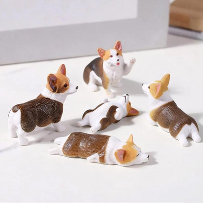 ⏰LAST DAY 60% OFF🔥 Hand-Painted Mini Cat Desk Figurines – Set of 5 Cute Cartoon Kitty Companions