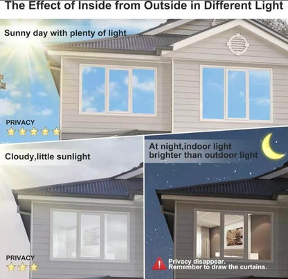 ✨🔥Window Privacy Film One Way, UV Sun Blocking, Heat Control
