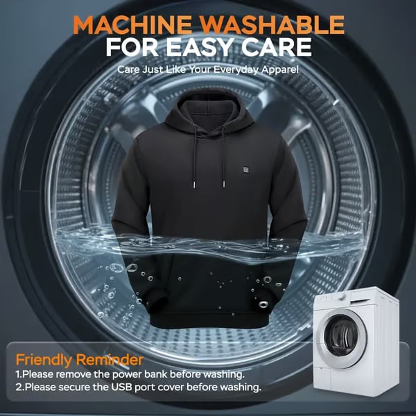 2nd One 60% OFF | FREE Shipping ✨🎉🎉Men's Smart Heated Hoodie