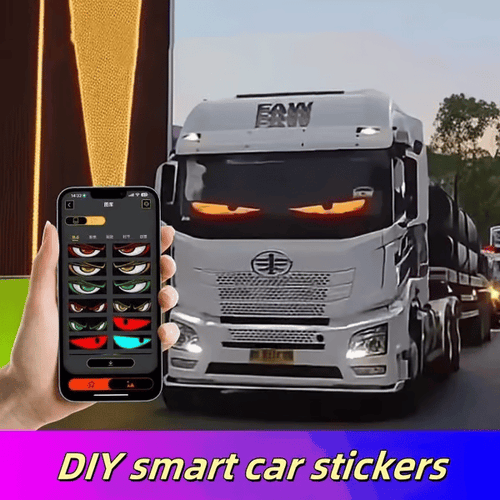 ✨DIY Car Dynamic LED Smart Colorful Eye Lamp Soft Screen(🚀Free VIP shipping ! )