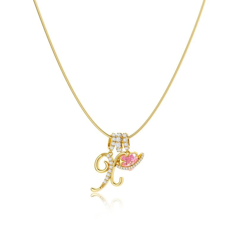 🎁14K Gold/Silver Plated 3-Layering Initial A-Z Letter Pendant Necklaces