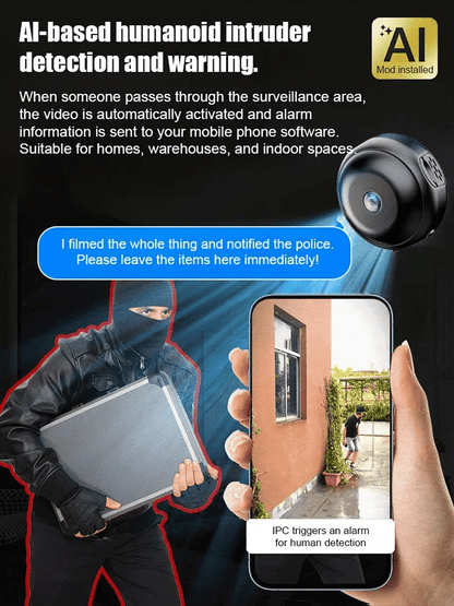 [Hidden camera HD night vision]No WIFI or electricity required💯Tiny and installs in 1 second ⚠️Remote real-time viewing