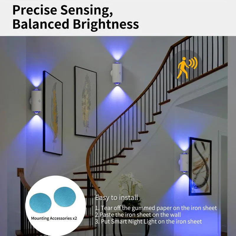 ✨NEW YEAR HOT SALE⚡ - Rechargeable Smart LED Motion Sensor Ambient Light