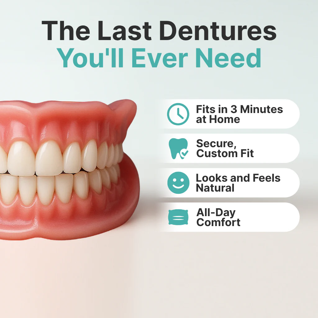 🌎Ends Today: 70% OFF! ⏰Gyrana™ Medical Full Denture with Strong Suction