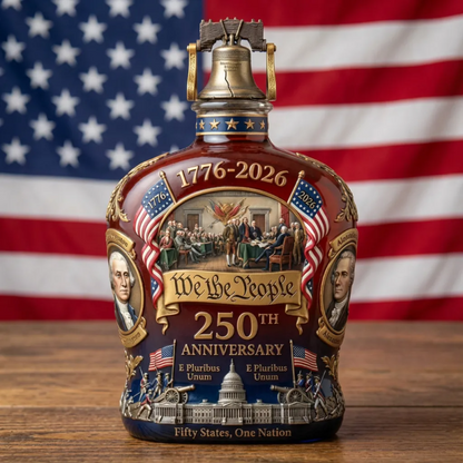 🎆Free Shipping🔥U.S. 250th Anniversary Commemorative Whiskey Decanter（1776-2026）