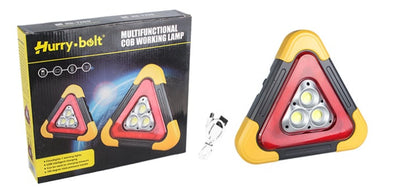 🔥For Your Safty🔥3-IN-1 Solar Emergency Triangle Warning Light at the Roadside