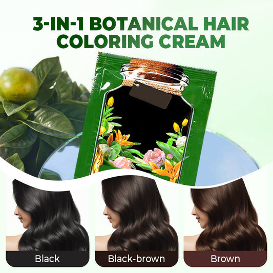 💖Buy 2 Get 60% Off💖 3-In-1 Botanical Hair Coloring Cream