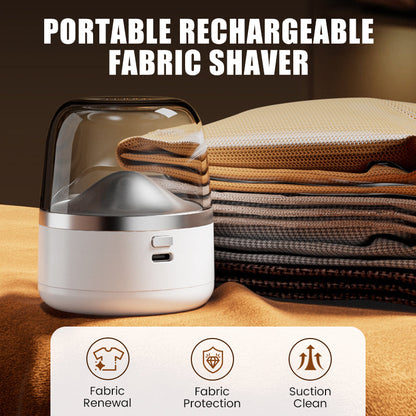 🧶 Portable Rechargeable Fabric Shaver - 3-Speed Settings with LED Light for Sweaters & Upholstery Care 🔋✨