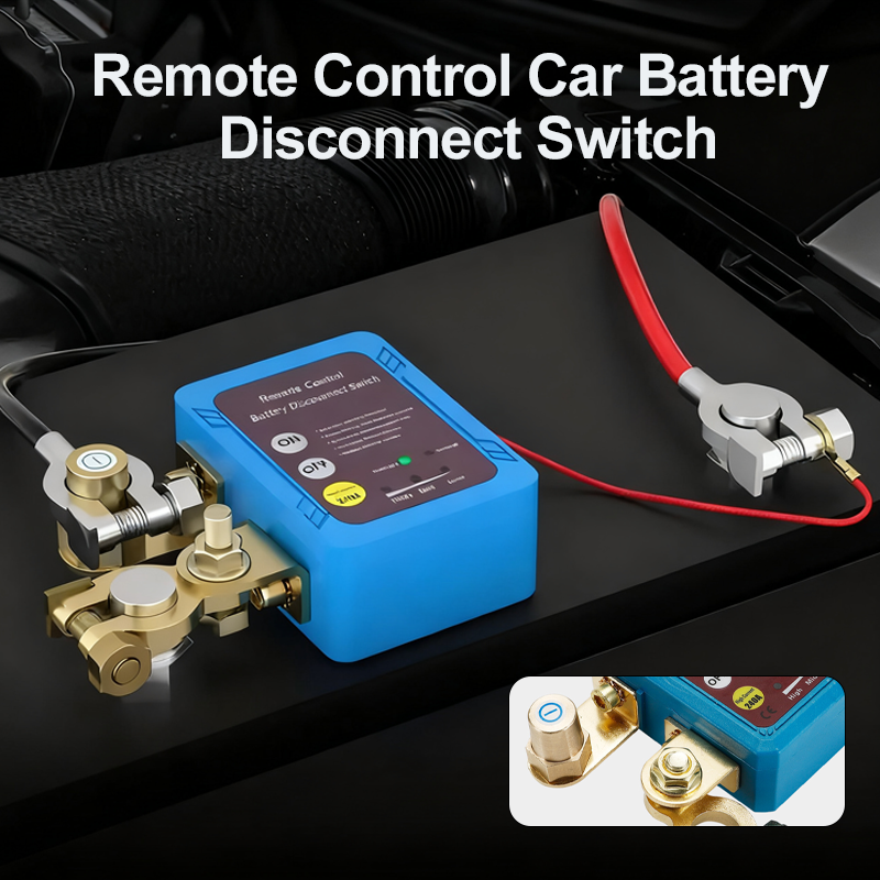 ⚡ Start your car smart! Wireless Battery Disconnect Switch – Anti-theft, energy-saving & super convenient!
