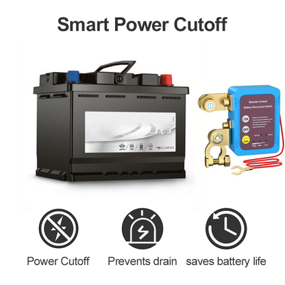 ⚡ Start your car smart! Wireless Battery Disconnect Switch – Anti-theft, energy-saving & super convenient!