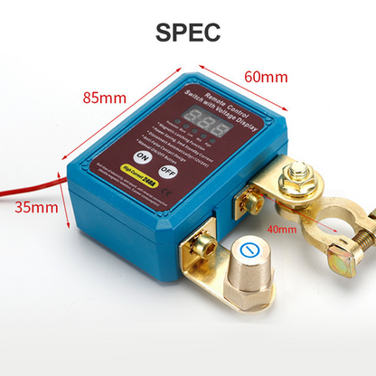 ⚡ Start your car smart! Wireless Battery Disconnect Switch – Anti-theft, energy-saving & super convenient!