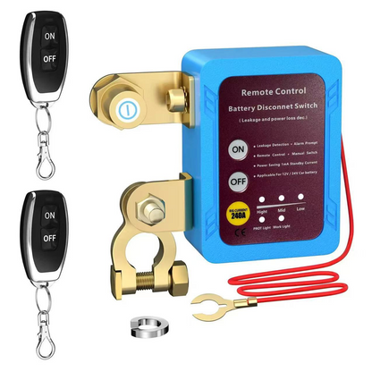 ⚡ Start your car smart! Wireless Battery Disconnect Switch – Anti-theft, energy-saving & super convenient!