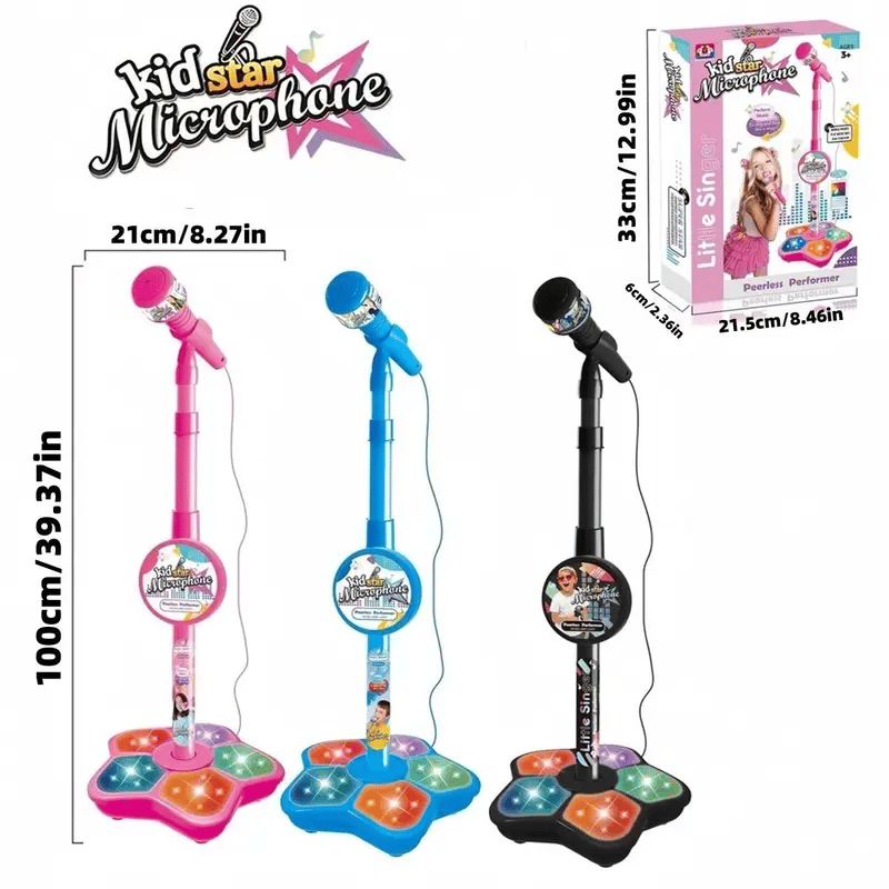 🎁🎄Christmas Sale 60% OFF! 🎤✨Karaoke Machine Toy Set with Light