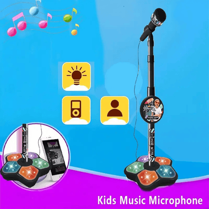 🎁🎄Christmas Sale 60% OFF! 🎤✨Karaoke Machine Toy Set with Light