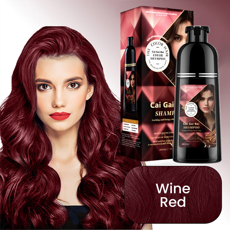 ⏳Time-Limited Special⏰3-in-1 Hair Coloring Shampoo, Plant Extracts for Vibrant Hair