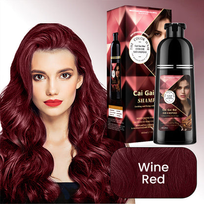 ⏳Time-Limited Special⏰3-in-1 Hair Coloring Shampoo, Plant Extracts for Vibrant Hair