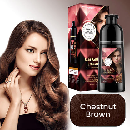 ⏳Time-Limited Special⏰3-in-1 Hair Coloring Shampoo, Plant Extracts for Vibrant Hair